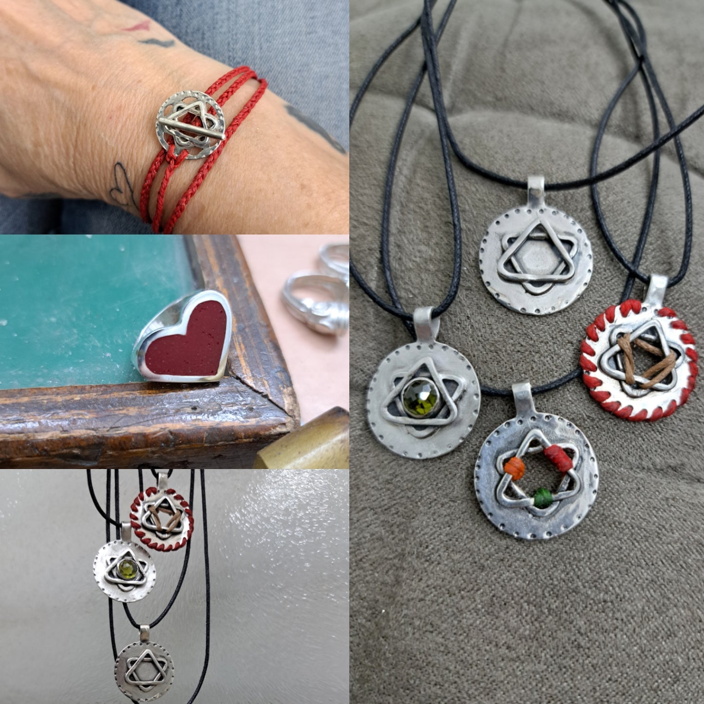 תליון כסף מגן דוד